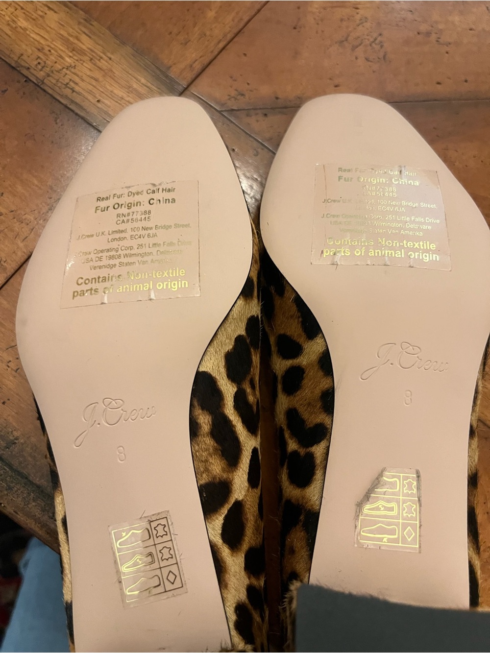 J. Crew Leopard Print Ballet 2 inch Heel in Tan and Black - Picture 4 of 8
